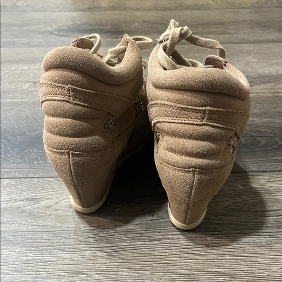 Ash Tan High-Top Sneakers - Picture 3 of 3